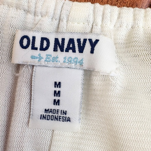 Old Navy White Floral Mini Dress Size M Multi-Color - Picture 9 of 13